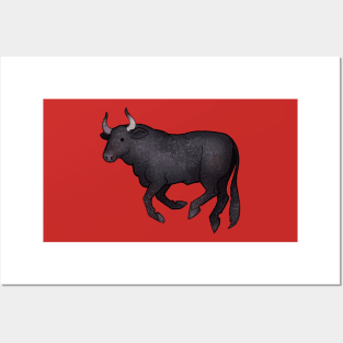 Cozy Bull Posters and Art
